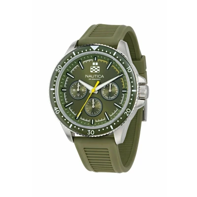 Afbeelding van Nautica NCT WIND Horloge, Heren, Maat: One Size, Green