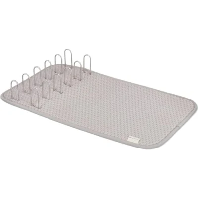 Afbeelding van Full Circle Home Afdruiprek 2 in1 SHAPE SHIFTER Schoonmaakproducten 1 set Afwasrek Met Microvezel mat Duurzaam