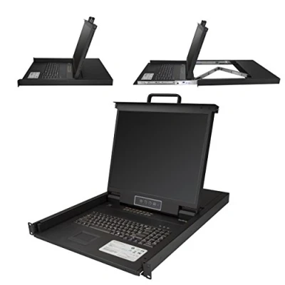 Afbeelding van StarTech 1U 16 poorts KVM console voor server racks 19 inch