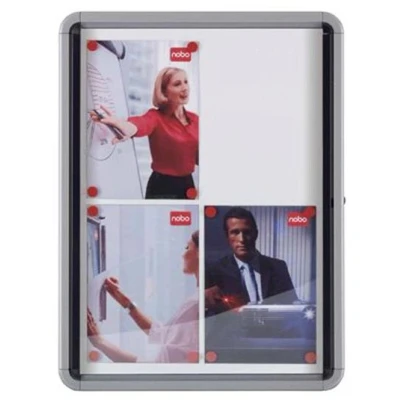 Image de Nobo Vitrine Interieur Fond Metal Pour 6 Documents A4