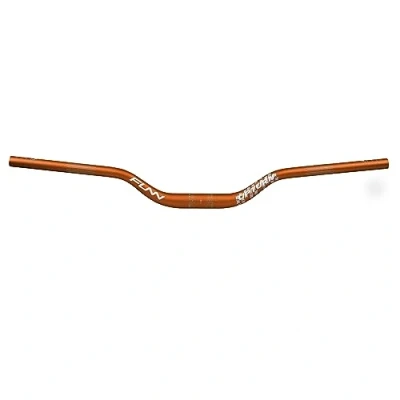 Afbeelding van Funn Upturn Mountainbike stuur met 31,8 mm slangklem en 785 breedte, licht duurzaam aluminium voor MTB BMX fiets, 55 verhoging (oranje)