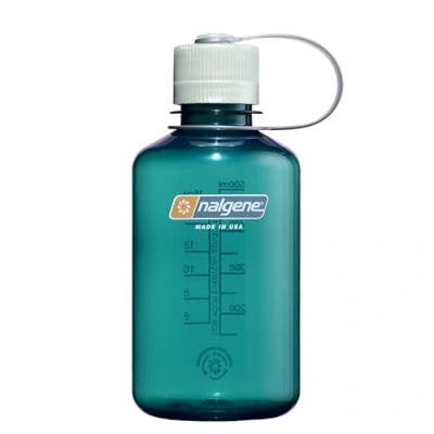 Afbeelding van Nalgene Narrow Mouth drinkfles waterfles lekvrij 500ml BPA Free SUSTAIN Trout Green