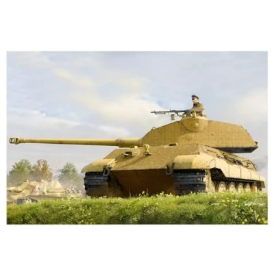 Afbeelding van 1:35 HobbyBoss 84558 Pz.Kpfw.VI Sd.Kfz.182 Tiger II Porsche Early prod. Plastic Modelbouwpakket