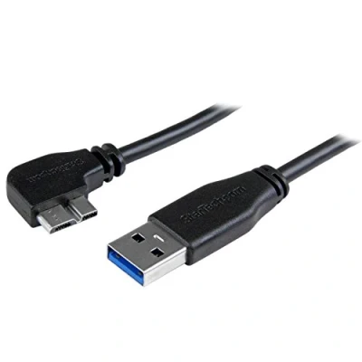 Afbeelding van Kabel USB naar micro Startech USB3AU50CMLS 0,5 m Zwart