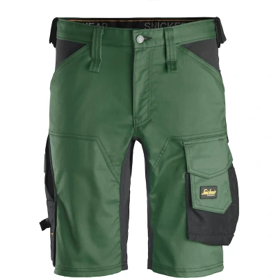 Afbeelding van SNICKERS 6143 AllroundWork stretch short (bos groen) 61433904048