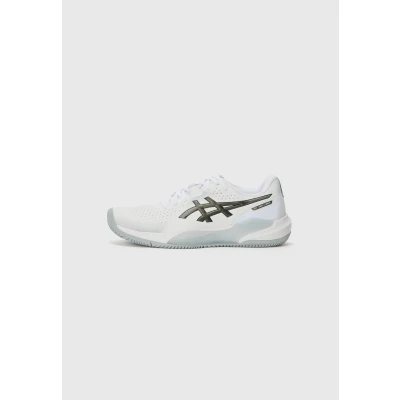 Afbeelding van Asics Challenger 15 CLAY Tennisschoenen voor kleibanen, Heren, Maat: 46.5, White/gun metal Hoogwaardig imitatieleer
