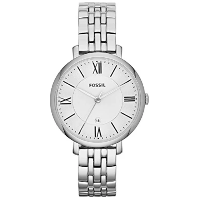 Afbeelding van Fossil Jacqueline Horloge silvercoloured, Dames, Maat: One Size, Silver coloured