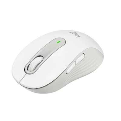 Afbeelding van Logitech Signature M650 Draadloze muis voor kleine en middelgrote handen, batterij, 2 jaar, stil, klik, zijdelingse toetsen programmeerbaar, Bluetooth, meerdere apparaten, wit
