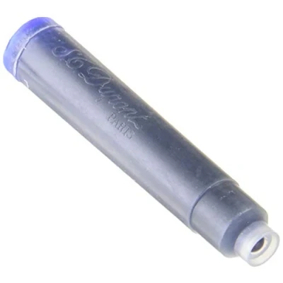 Afbeelding van S.T. Dupont 040112 navulinkt voor vulpen, koningsblauw, 10 verpakkingen van 6 stuks