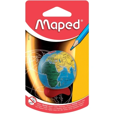 Afbeelding van Maped Potloodslijper Globe Op Blister Slijper
