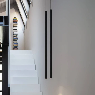 Afbeelding van Ideal Lux hanglamp Ultrathin Rond 100 cm zwart DALI