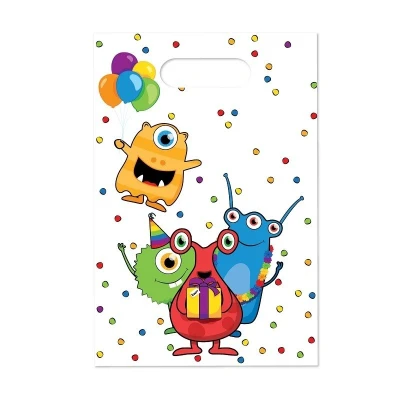 Image de Traktatie zakje Monster Party 6 stuks