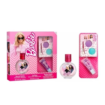 Afbeelding van Barbie Geurtje Edt 30 Ml + Lip Gloss Palette Geschenkset