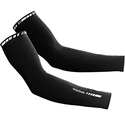 Afbeelding van GripGrab Light Arm Warmers Lente Herfst Fiets Armstukken Wielrennen Armwarmers Zwart Unisex Maat S