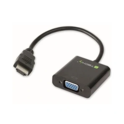 Image de Convertisseur AV TECHly IDATA HDMI VGA2A [HDMI VGA, Jack]