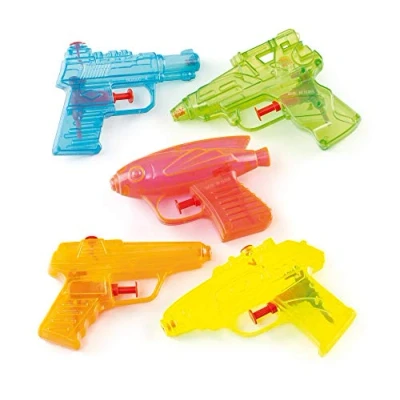 Afbeelding van Baker Ross 8 stuks waterpistolen transparant van 7,5 tot 11,5 cm