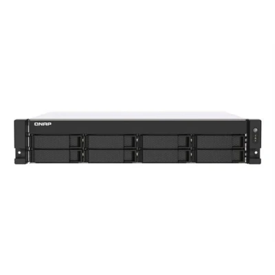 Image de QNAP TS 873AeU Serveur NAS 8 Baies rack montable SATA 6Gb/s RAID 0 1 5 6 10 50 JBOD 60 RAM 4 Go 2.5 Gigabit Ethernet iSCSI support 2U