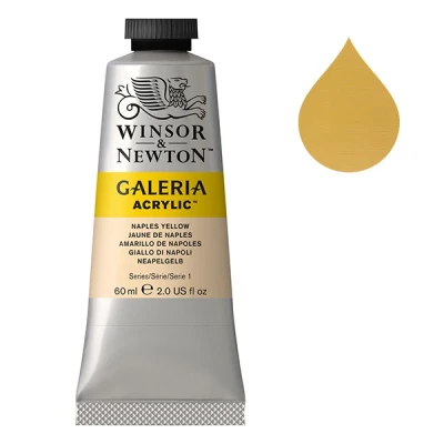 Image de Winsor &amp; Newton Galeria peinture acrylique (60 ml) 422 jaune de Naples