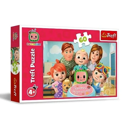 Afbeelding van Trefl Cocomelon, prachtige dag! puzzel met 60 elementen Kleurrijke stripfiguren, creatief entertainment, vrije tijd voor kinderen vanaf 4 jaar