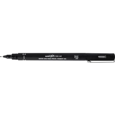 Afbeelding van Fineliner Uni ball Pin 0,4mm zwart