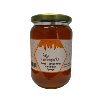 Afbeelding van Roze tijmhoning Spanje 900g Honingwinkel