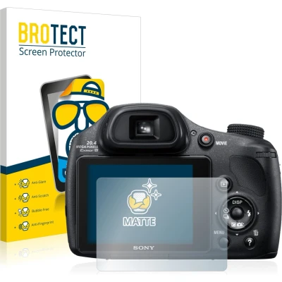 Afbeelding van BROTECT Screenprotector voor Sony Cyber Shot DSC HX350 Folie Beschermfolie matte (2 Stuks)