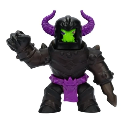 Afbeelding van Heroes of Goo Jit Zu Stretch Strikers, Ultra Rare Stretchy Black Knight Orbitox, Battle Damage