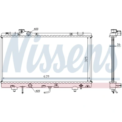 Afbeelding van Nissens Radiateur 647041