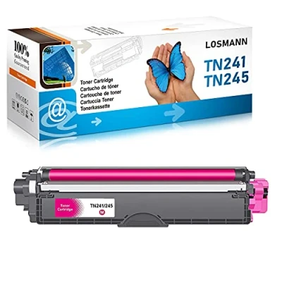 Afbeelding van LOSMANN 1 x toner magenta compatibel met Brother TN221 TN241 TN242 TN245 TN246 voor DCP 9015CDW 9020CDW 9022CDW HL 3140CW 3150CDW 3170CDW MFC 9130CW 9140CDW 3144 0CW 3130CDW 9330CDW