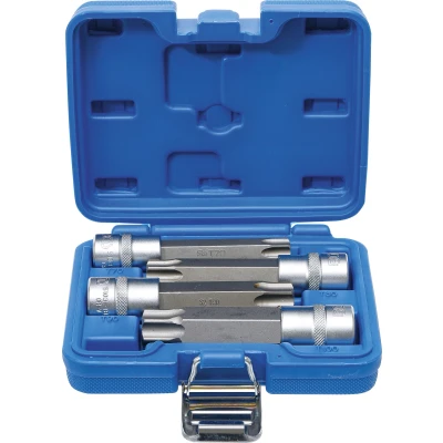 Afbeelding van BGS Dopsleutelbitset 1/2&quot; Torx met boring 4 delig