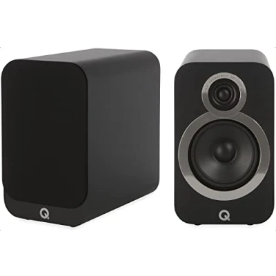 Image de Enceinte bibliothèque Q Acoustics 3020i Noir Mat Vendues à la paire