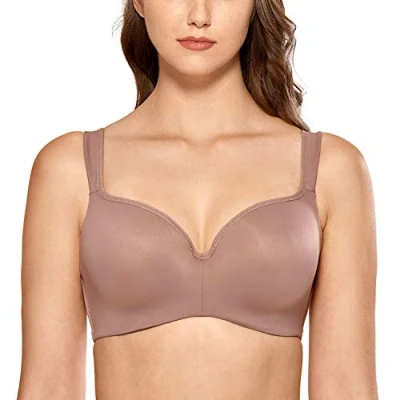 Afbeelding van Delimira Dames Balconnet BH Beugel Gevormd Comfort, Mochaccino