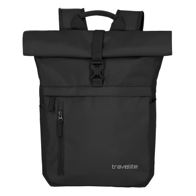 Afbeelding van travelite Basics Rollup Rugzak, uniseks, oprolbaar, 1 stuk, zwart., klassiek