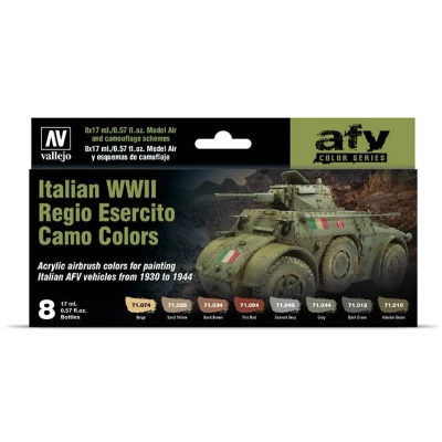 Afbeelding van Italian WWII Regio Esercito Camo Colors 8 kleuren 17ml 71645