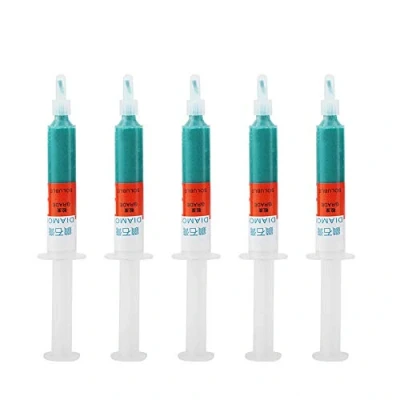 Afbeelding van diamant schuurpasta, Akozon 5 stuks/set lappasta polijstpasta diamantslijpen lapmassa korrel compound verbinding spuiten (W20#600)
