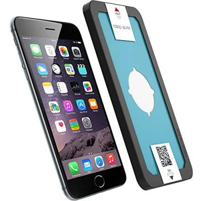 Afbeelding van Gehard Glas geschikt voor iPhone 6+/6S+/7+ en 8+ 9H+ Afgeschuind Force