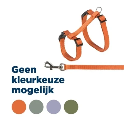 Afbeelding van Trixie Kattentuig Met Riem Assorti 27 45 CM X 1,3 / 120
