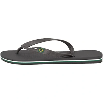 Afbeelding van Ipanema CLAS Brasil II Ad, teenslippers voor heren, Meerkleurig (Dark Grey/Grey 8722), 43/44 EU,