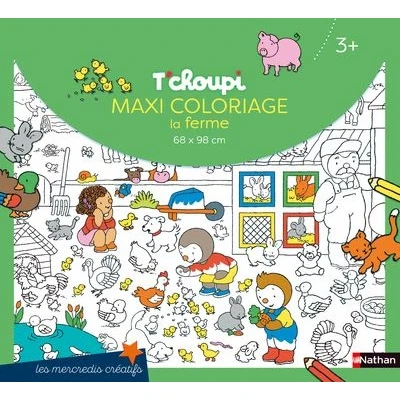 Image de T&#039;choupi maxi coloriage la ferme