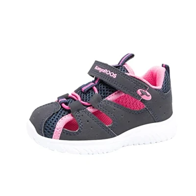 Afbeelding van Kangaroos Kirock LITE Sandalen voor kinderen, Maat: 23, Dark navy/daisy pink Imitatieleer/ textiel
