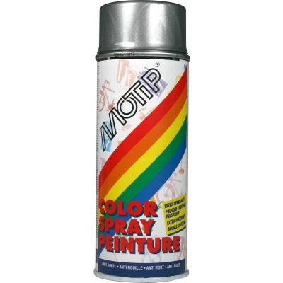 Afbeelding van Motip Deco lakspray hoogglans 0,4l grijs alumimium