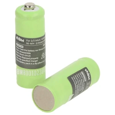 Image de Batteries (2 piles) NI MH 400mAh pour HAGENUK Classico iDect X1, X1i, X11 remplace 2/3 AAA / GP40AAA GP40AAAM GP40AAAMC