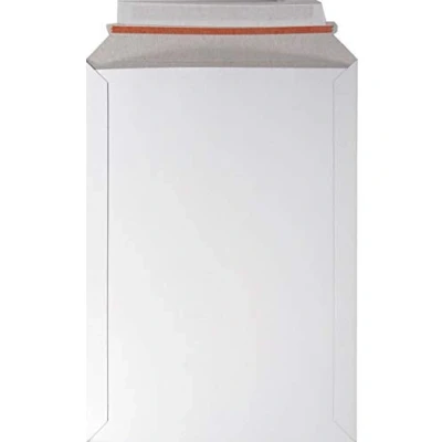 Afbeelding van Netuno 25 witte verzendenveloppen B4 van compact karton, 250 x 353 mm, 450 g, rechte klep, compacte kartonnen hoezen voor correspondentie, documenten, brochures, foto&#039;s, wandkalenders