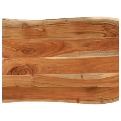 Afbeelding van vidaXL Tafelblad rechthoekig natuurlijke rand 90x60x3,8 cm acaciahout