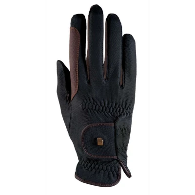 Afbeelding van Roeckl Handschoenen Malta Roeck grip Bicolor Zomer Zwart/mocca 9