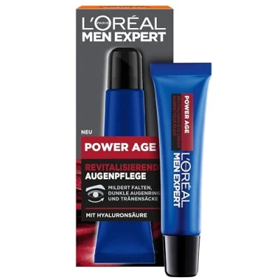 Afbeelding van L&#039;oreal Men Expert Power Age Revitalised Eye creme met hyaluron acid