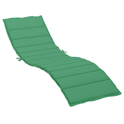 Afbeelding van vidaXL Ligstoelkussen groen 200x60x3 cm Oxford stof