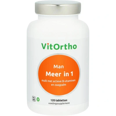 Afbeelding van Vitortho Meer in 1 man 120 tabletten