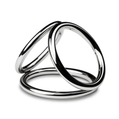 Afbeelding van Sinner Triad Chamber Metalen Cock En Balring Large
