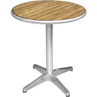 Afbeelding van Bolero ronde tafel met essenhouten blad 60cm
